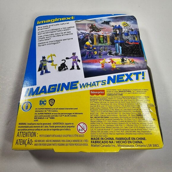 Fisher-Price Imaginext DC Super Friends Batman & Catwoman w/ Cat Action Figures - Picture 3 of 6